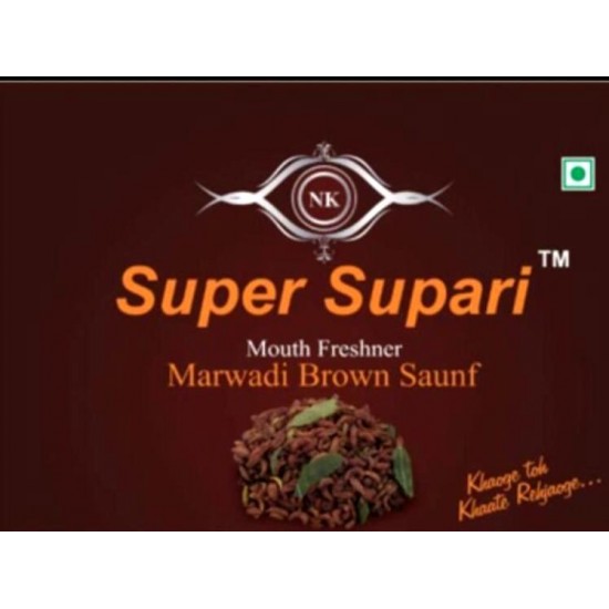 Super Supari Marwadi Brown Saunf / Retail Pouch